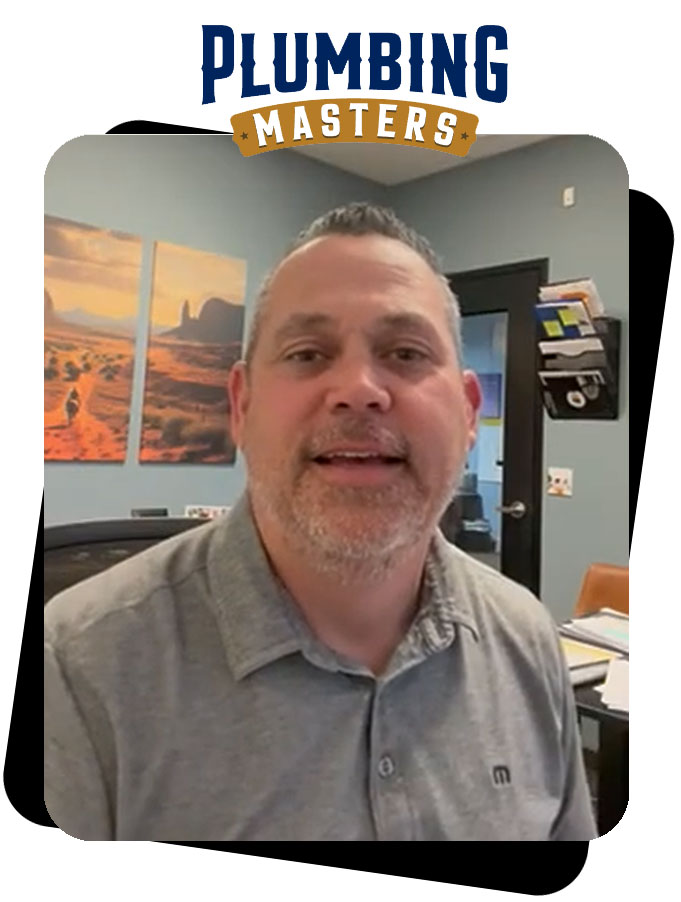 plumbing masters owner with logo